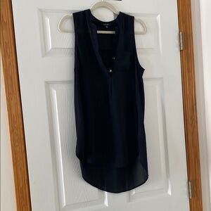 Papermoon Black Sleeveless sheer Tunic Blouse